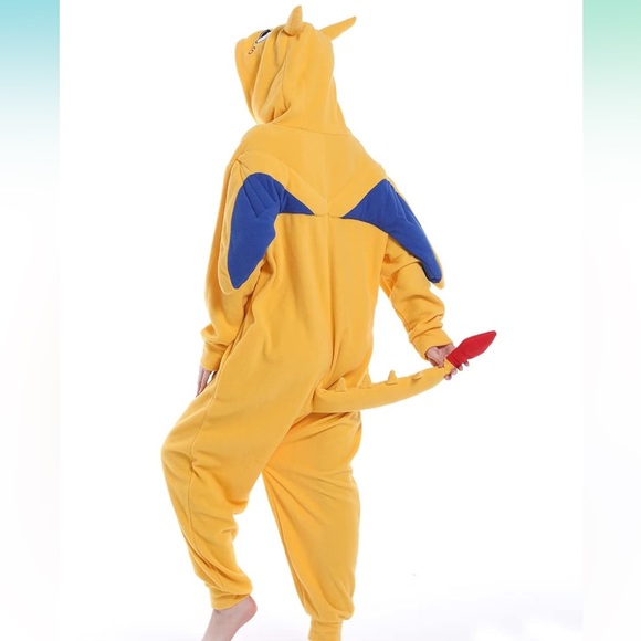 Pokemon Charizard (Charmanader Evo) Onesie For Adults and Teenagers (Size S-XL) - Picture 4 of 4